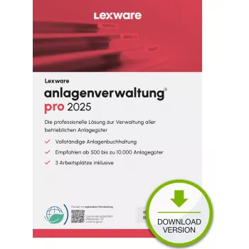 Lexware anlagenverwaltung pro 2025 „unbegrenzte Laufzeit“ parsisiuntimas