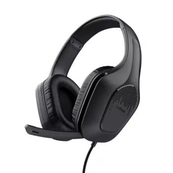 Trust GXT 417 Zirox ausinės laidinės antgalvinės žaidimams juodos