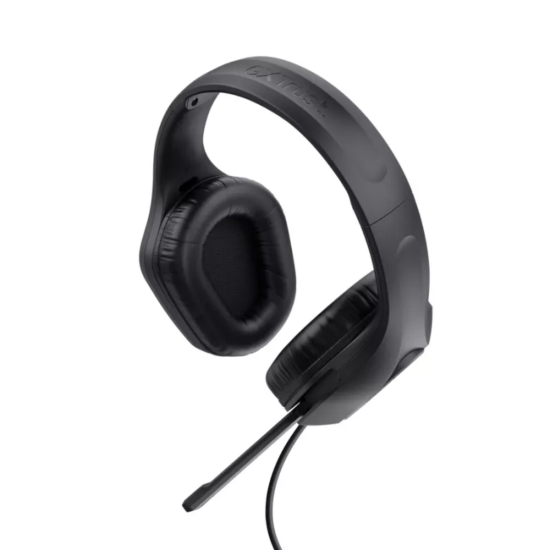 Trust GXT 417 Zirox ausinės laidinės antgalvinės žaidimams juodos