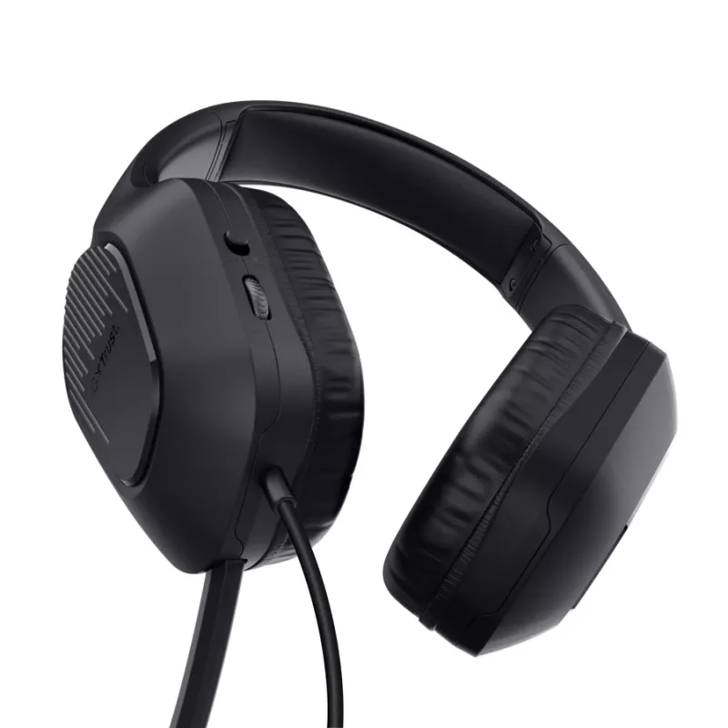 Trust GXT 417 Zirox ausinės laidinės antgalvinės žaidimams juodos