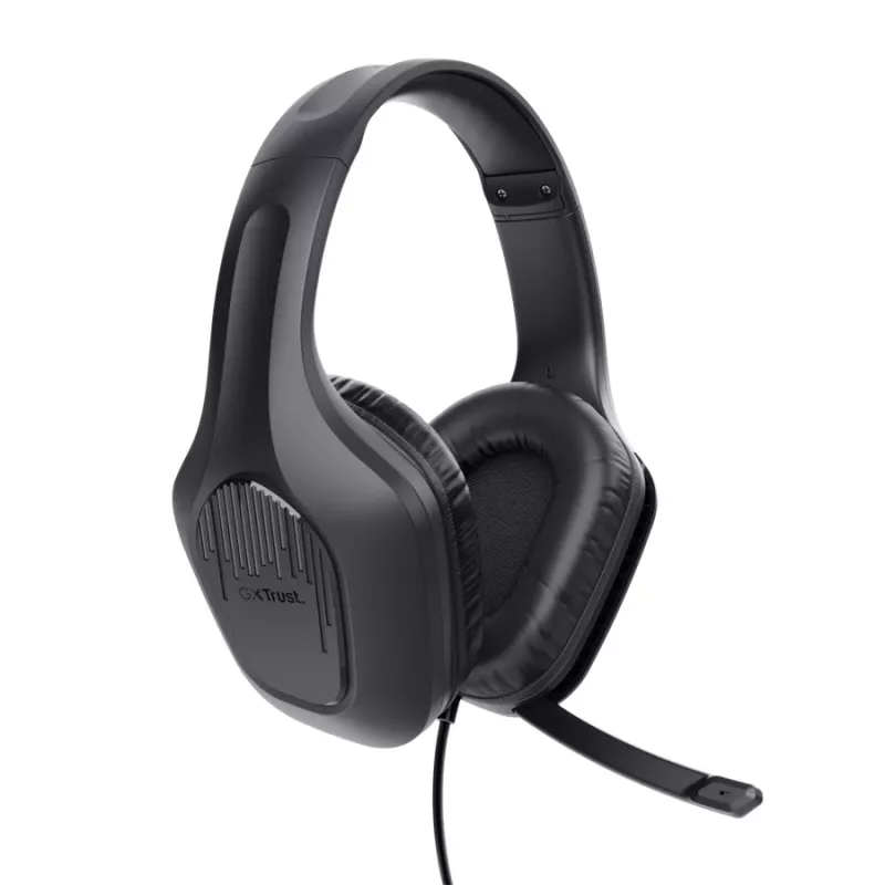 Trust GXT 417 Zirox ausinės laidinės antgalvinės žaidimams juodos