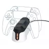 Įkrovimo stovas Trust GXT 228 Dual, skirtas PlayStation 5, juodai baltas