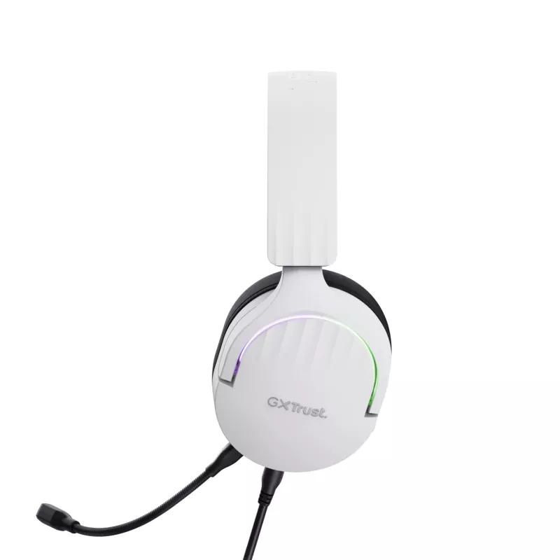 Trust GXT 490 FAYZO ausinės su mikrofonu, laidinės, USB Type-A, juodos/baltos