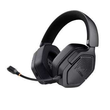 Trust GXT 493 Carus ausinės laidinės ir belaidės, galvos lankas, šalmas, žaidimams, USB Type-C / USB Type-A, Bluetooth, juodos