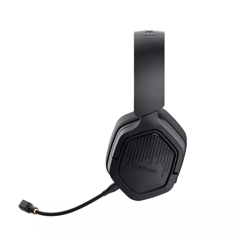 Trust GXT 493 Carus ausinės laidinės ir belaidės, galvos lankas, šalmas, žaidimams, USB Type-C / USB Type-A, Bluetooth, juodos