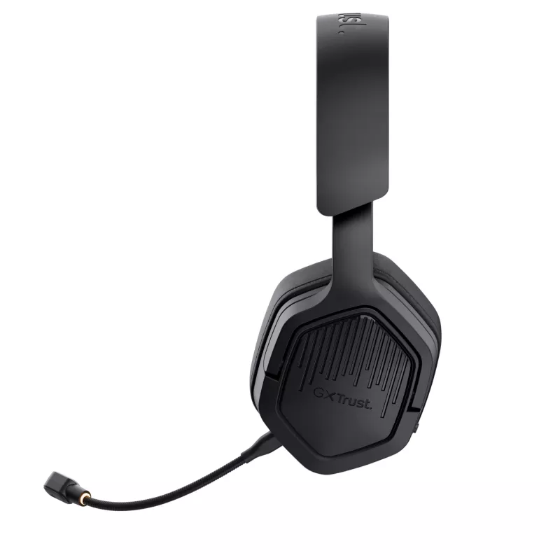 Trust GXT 493 Carus ausinės laidinės ir belaidės, galvos lankas, šalmas, žaidimams, USB Type-C / USB Type-A, Bluetooth, juodos