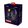Trust GXT 493 Carus ausinės laidinės ir belaidės, galvos lankas, šalmas, žaidimams, USB Type-C / USB Type-A, Bluetooth, juodos
