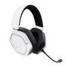 Ausinės Trust GXT 493W Carus belaidės ir laidinės, žaidimų, USB Type-C / USB Type-A Bluetooth, balta