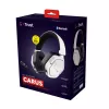 Ausinės Trust GXT 493W Carus belaidės ir laidinės, žaidimų, USB Type-C / USB Type-A Bluetooth, balta
