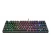 Mechaninė žaidimų klaviatūra TRUST 26135, 80% 87 klavišų, QWERTZ vokiškas išdėstymas, USB laidinė, juoda, 1,8 m laidas