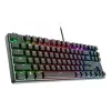 Mechaninė žaidimų klaviatūra TRUST 26135, 80% 87 klavišų, QWERTZ vokiškas išdėstymas, USB laidinė, juoda, 1,8 m laidas
