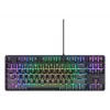 Mechaninė žaidimų klaviatūra TRUST 26135, 80% 87 klavišų, QWERTZ vokiškas išdėstymas, USB laidinė, juoda, 1,8 m laidas