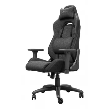 Universali žaidimų kėdė TRUST GXT 723 – paminkštinta sėdynė, maks. apkrova 150 kg, 710×750 mm, aukštis iki 134 cm, pilka