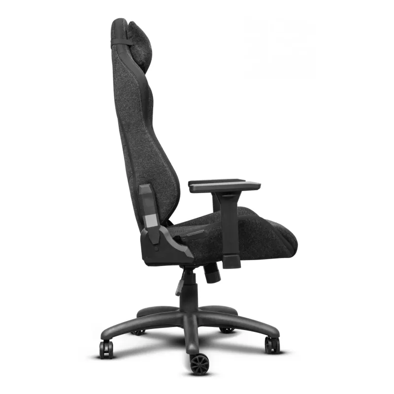 Universali žaidimų kėdė TRUST GXT 723 – paminkštinta sėdynė, maks. apkrova 150 kg, 710×750 mm, aukštis iki 134 cm, pilka