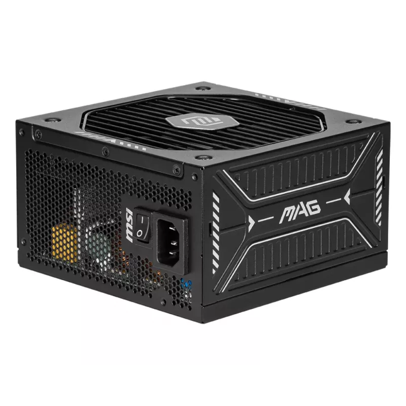 MSI MAG A650GLS PCIE5 maitinimo blokas 650 W 24-pin ATX ATX Juoda