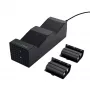 Trust GXT 250 įkrovimo stovelis Xbox Series X|S valdikliams, juodas, USB