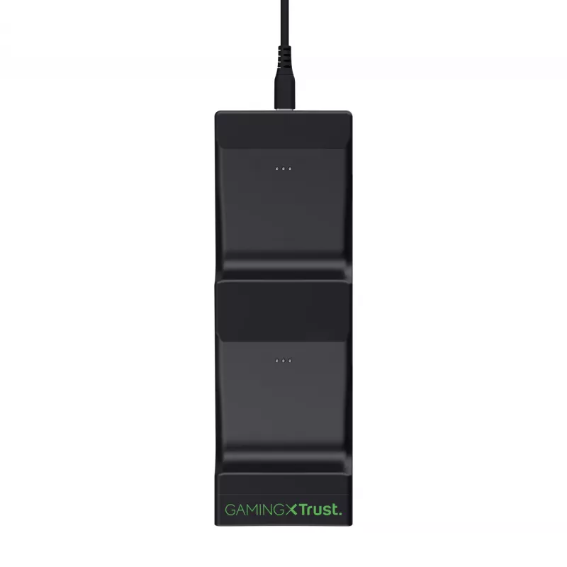 Trust GXT 250 įkrovimo stovelis Xbox Series X|S valdikliams, juodas, USB