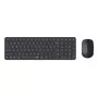 Rapoo 9310M belaidė klaviatūra su pele, RF ir Bluetooth, juoda