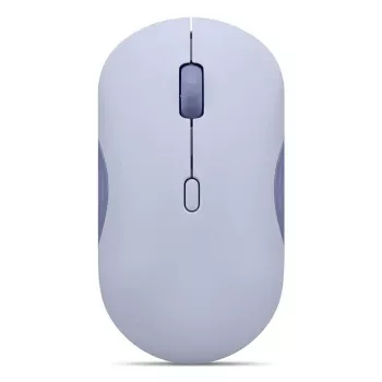 Belaidė Bluetooth biuro pelė Lenovo 350 – ambidekstrinė, optinė 2400 DPI, 6 mygtukai, mėlyna
