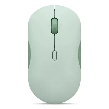 Lenovo 350 ambidextrinė Bluetooth optinė pelė, 2400 DPI, 6 mygtukai, žalia