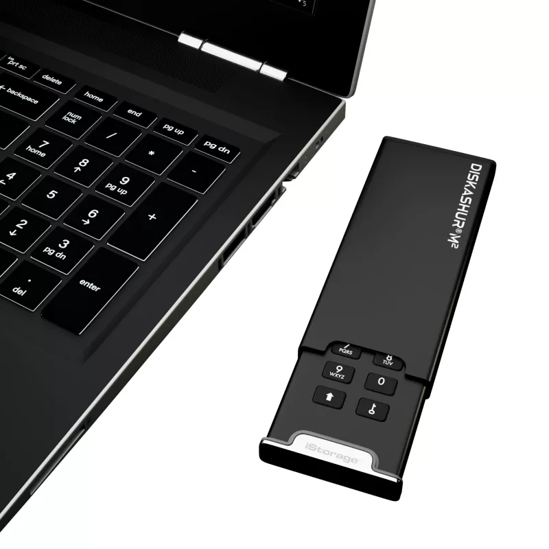 iStorage diskAshur M² SSD 500GB – nešiojamas šifruotas kietasis diskas