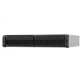 QNAP TS-H3077AFU-R7-64G NAS / saugojimo serveris stelaže (2U) AMD Ryzen™ 5 64 GB DDR5 0 TB QuTS hero juodos, metalinės spalvos