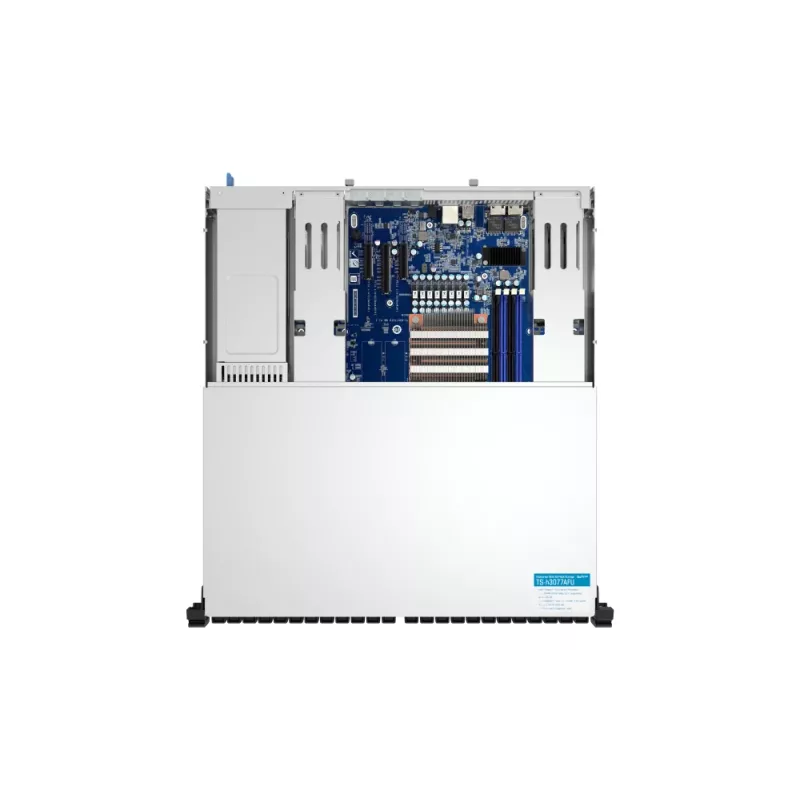QNAP TS-H3077AFU-R7-64G NAS / saugojimo serveris stelaže (2U) AMD Ryzen™ 5 64 GB DDR5 0 TB QuTS hero juodos, metalinės spalvos