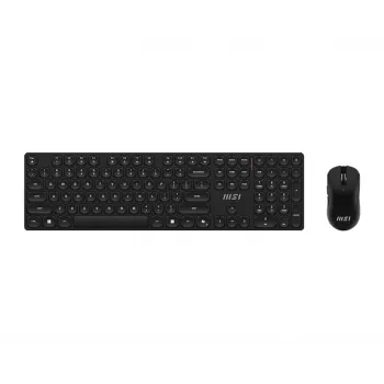 MSI FORGE K210 belaidis klaviatūros ir pelės rinkinys USB juodas