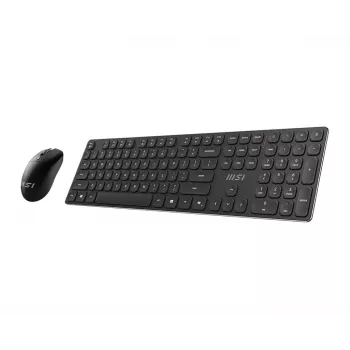 MSI FORGE K210 belaidis klaviatūros ir pelės rinkinys USB juodas