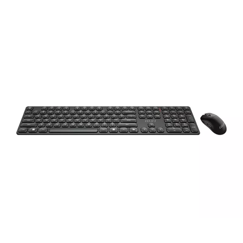 MSI FORGE K210 belaidis klaviatūros ir pelės rinkinys USB juodas