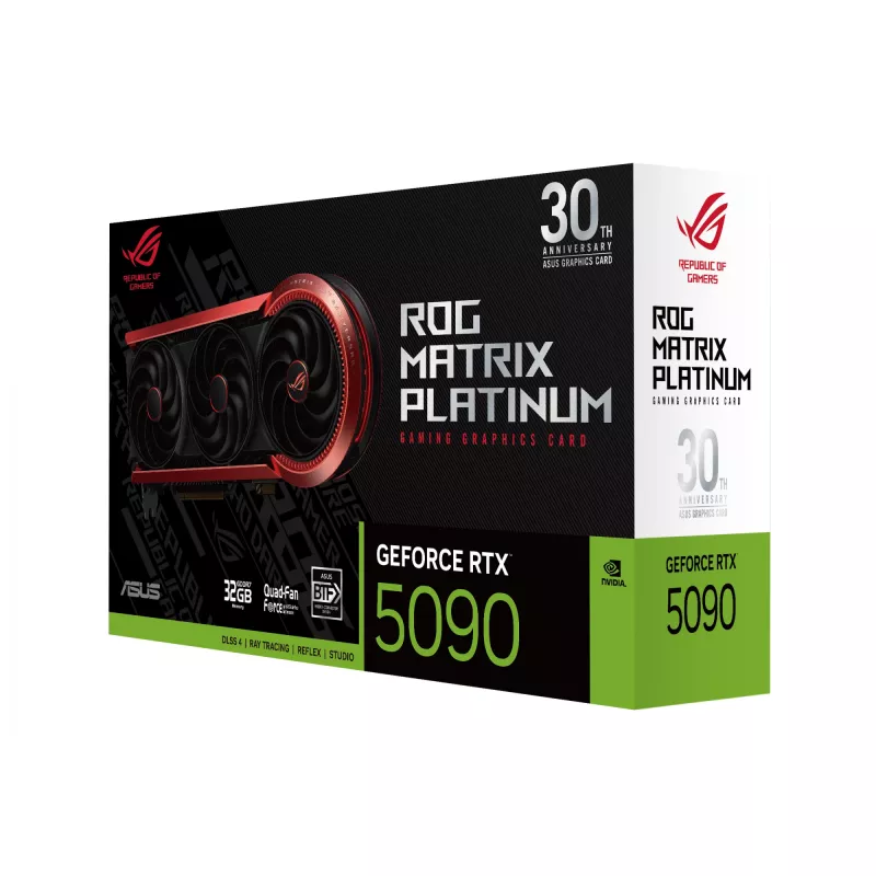 ASUS ROG-MATRIX-RTX5090-P32G-30TH NVIDIA GeForce RTX 5090 32 GB GDDR7 vaizdo plokštė