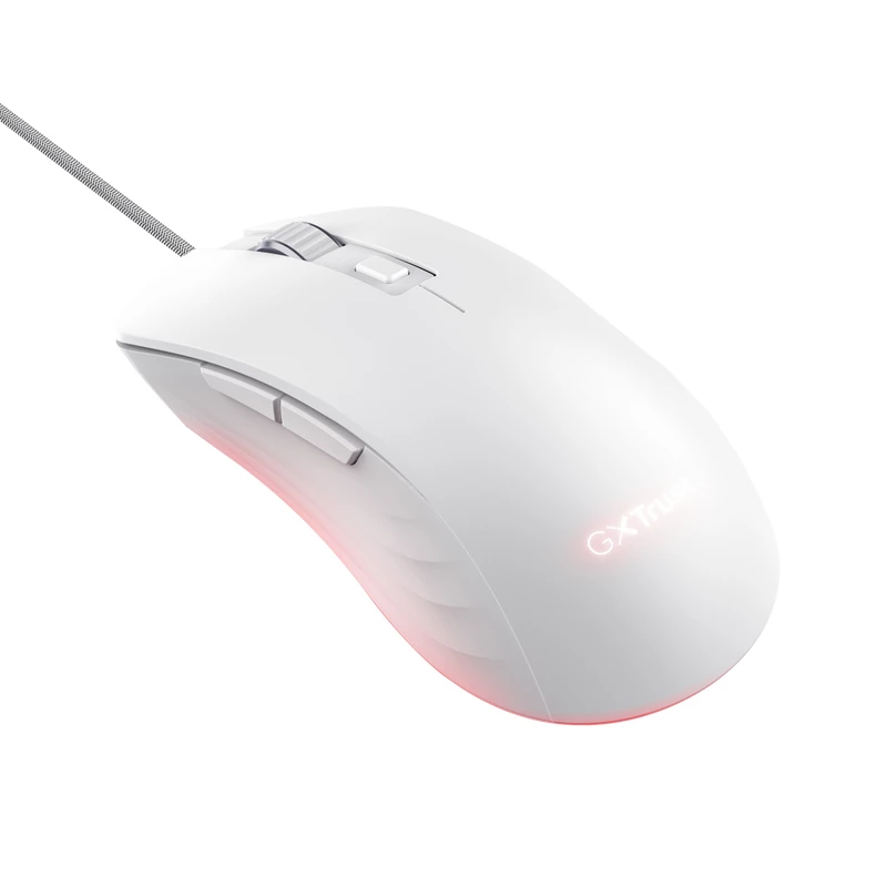 Trust GXT924W YBAR+ pelė žaidimams Dešiniajai rankai Laidinė USB Type-A Optinė 25600 DPI
