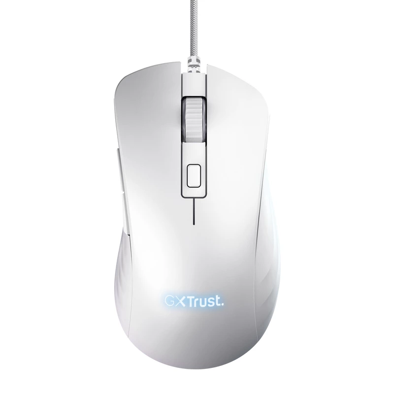 Trust GXT924W YBAR+ pelė žaidimams Dešiniajai rankai Laidinė USB Type-A Optinė 25600 DPI