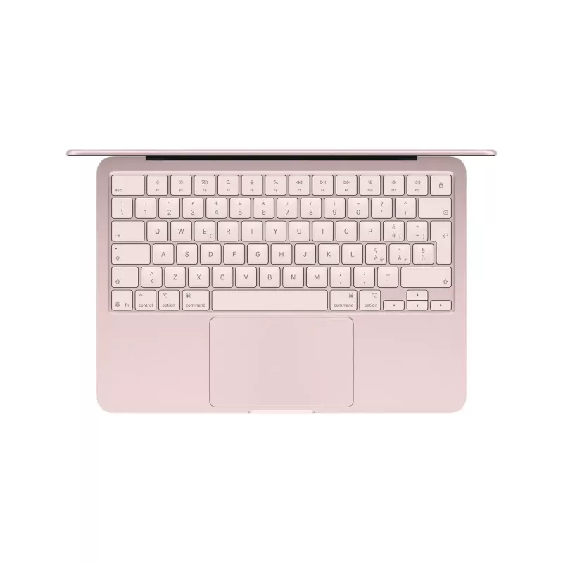 Nešiojamas kompiuteris Apple MacBook Neo 13 colių – A18 Pro 6 branduolių CPU, 5 branduolių GPU, 8 GB RAM, 256 GB SSD, 2408×1506 ekranas, Rožinis