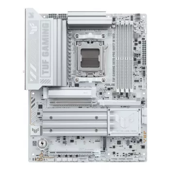 Pagrindinė plokštė ASUS TUF GAMING X870-PRO WIFI7 W NEO, AMD X870, lizdas AM5, ATX, DDR5, 4 DIMM, 256 GB, Wi-Fi 7, 5Gb Ethernet