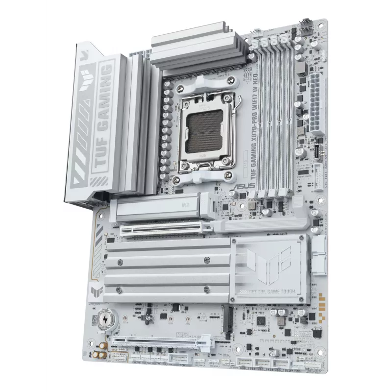 Pagrindinė plokštė ASUS TUF GAMING X870-PRO WIFI7 W NEO, AMD X870, lizdas AM5, ATX, DDR5, 4 DIMM, 256 GB, Wi-Fi 7, 5Gb Ethernet