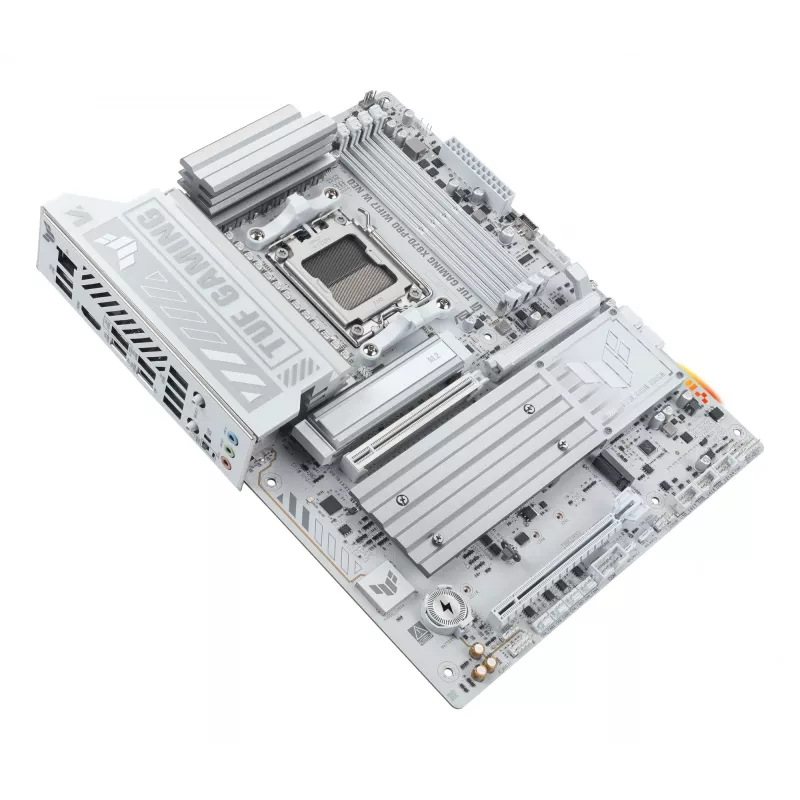 Pagrindinė plokštė ASUS TUF GAMING X870-PRO WIFI7 W NEO, AMD X870, lizdas AM5, ATX, DDR5, 4 DIMM, 256 GB, Wi-Fi 7, 5Gb Ethernet