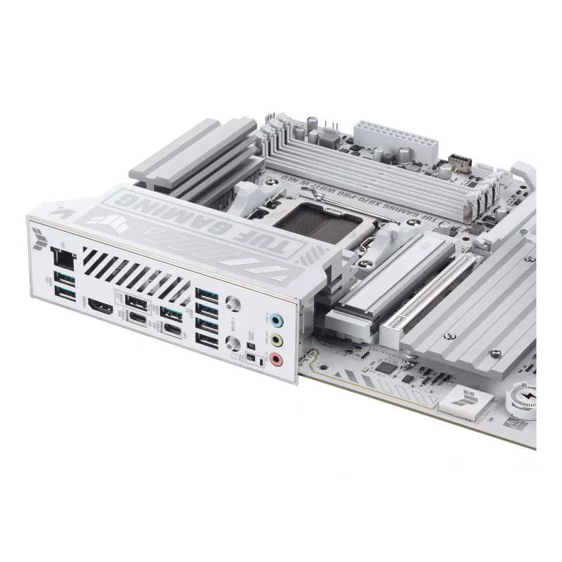 Pagrindinė plokštė ASUS TUF GAMING X870-PRO WIFI7 W NEO, AMD X870, lizdas AM5, ATX, DDR5, 4 DIMM, 256 GB, Wi-Fi 7, 5Gb Ethernet