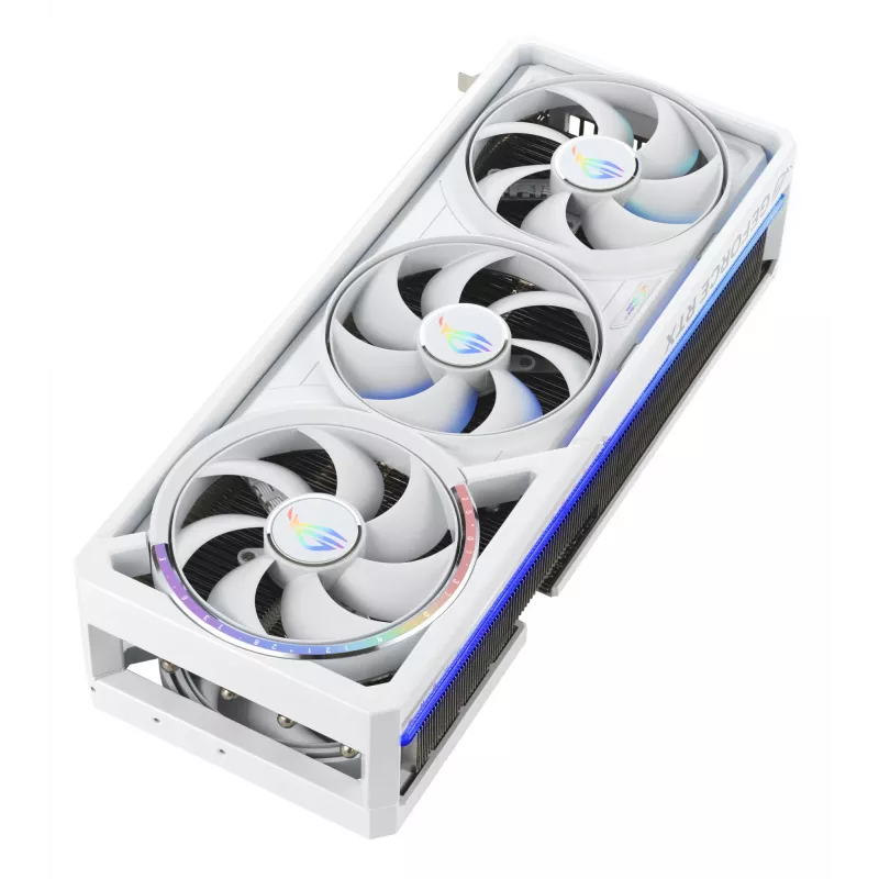 Vaizdo plokštė ASUS ROG Astral GeForce RTX 5090, 32 GB GDDR7, 512 bitų, PCIe 5.0, 3 ventiliatoriai, balta