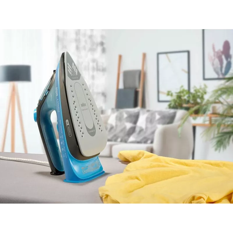 Braun FI3194BK lygintuvas su keraminiu padu, 2400 W, juodas/mėlynas