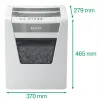 Popieriaus smulkintuvas Leitz IQ Office Security P5, mikro pjūvis, 22,3 cm, 2 x 15 mm, 23 L, 250 lapų, 55 dB