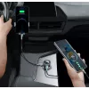 Belaidis FM siųstuvas automobiliui Baseus Energy Column Smartphone Juodas