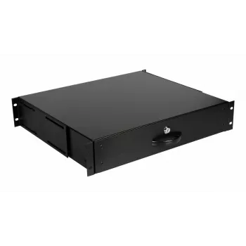 Stalčius Equip Lockable Drawer 19' 2U RAL9005 Juodas