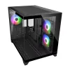 Mini Tower kompiuterio korpusas Cougar FV150 ARGB – juodas
