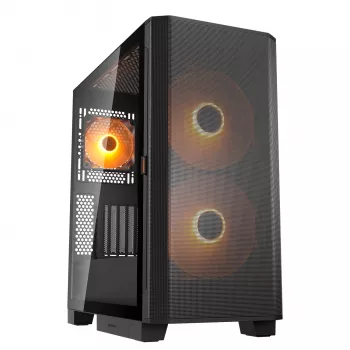 PC Midi bokštas Cougar Airface FLO ARGB, juodas