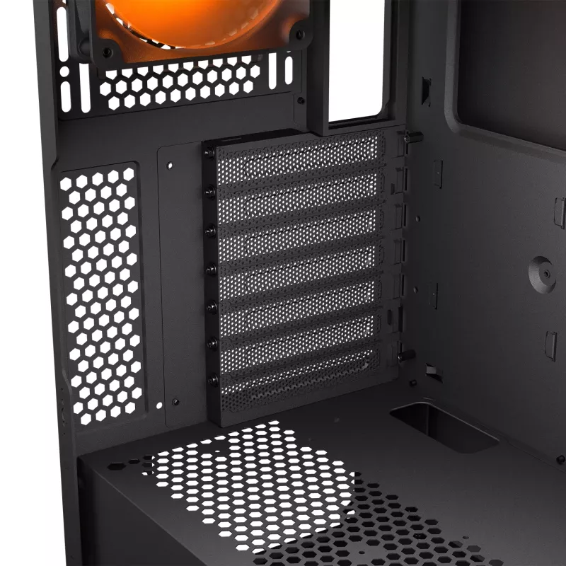 PC Midi bokštas Cougar Airface FLO ARGB, juodas