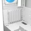 COUGAR Midi Tower korpusas Airface FLO ARGB Baltas — 2x180mm priekyje, 1x120mm gale, palaiko 2,5 colio/3,5 colio HDD, 240×480×509 mm