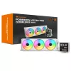 All-in-one CPU skysčio aušintuvas Cougar Poseidon Vistek Pro 360 — 120 mm ventiliatoriai, ARGB, Baltas