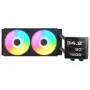 All-in-one CPU skysčio aušintuvas Cougar Poseidon Vistek Pro 240, ARGB, 120 mm ventiliatoriai, 700–2500 RPM, Juodas