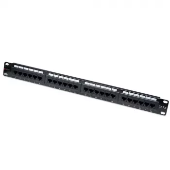 Techly Patch Panel UTP 24 prievadų RJ45 Cat.6 I-PP 24-RU-C6T